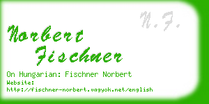 norbert fischner business card